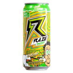 RAZE Energy Sour Rainbow 16 oz Can